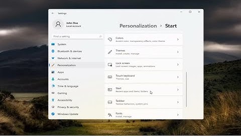Show Recently Added Applications/Programs On Start Menu In Windows 11