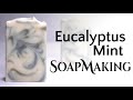 Drop Hanger Swirl Soap Making | Eucalyptus Mint