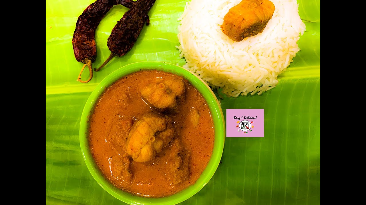 Mangalore Style Shark Fish Curry | Shark Fish Curry | Easy Baby Shark Fish Curry