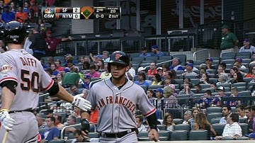 SF@NYM: Pence extends early lead with RBI groundout