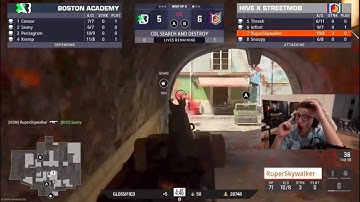 Scump REACTS To CENSORS Team Getting 1v3d RD 11!!