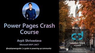 Power Pages Crash Course | CollabDays | Helsinki, Finland