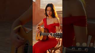Melodic guitar Flamenco by a Girl 08 #shorts #music #flamenco #guitar