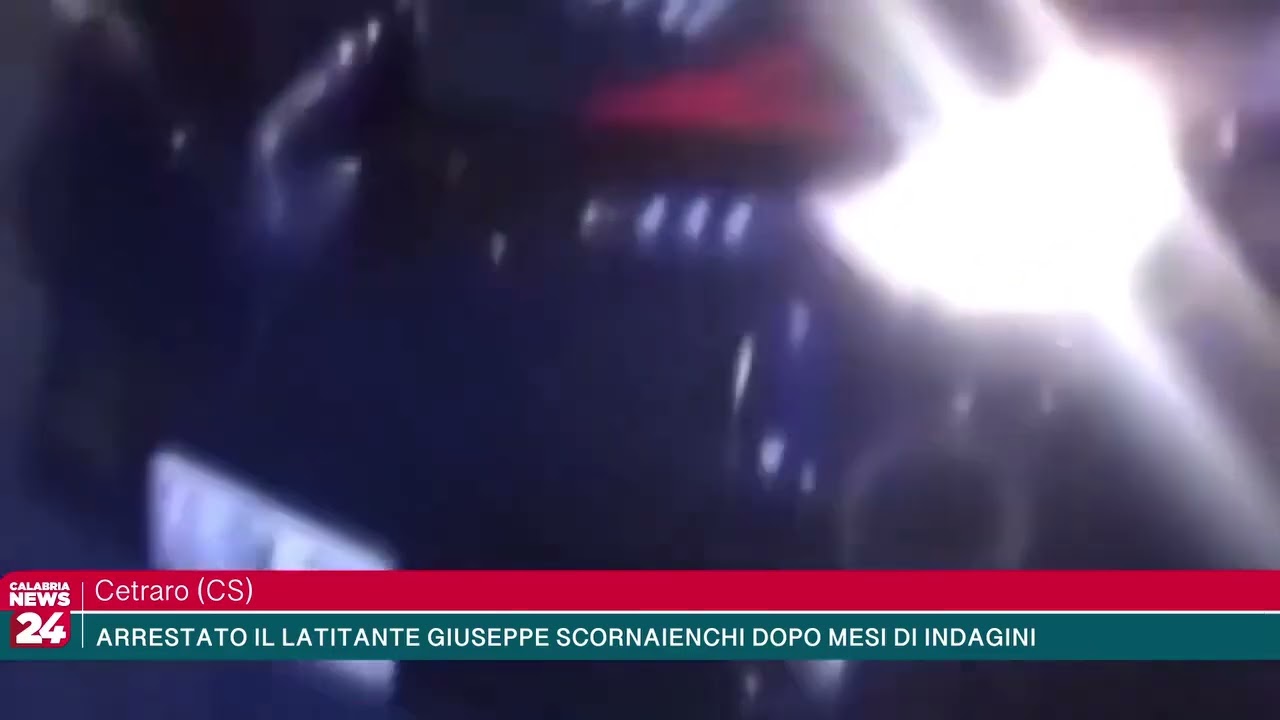 Arrestato il latitante Giuseppe Scornaienchi dopo mesi di indagini