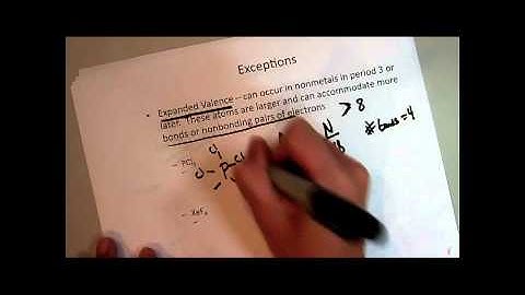 Lewis Structures Expanded Valence