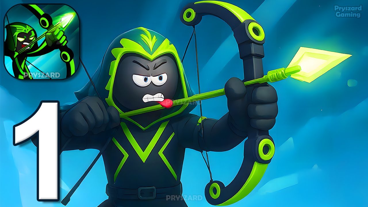 Super Bow Stickman Legends - Gameplay Walkthrough Part 1 - Stickman Archer King (iOS, Android)