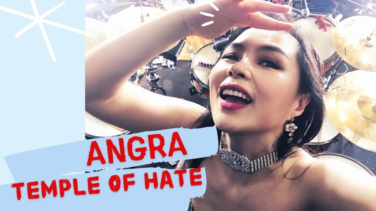 Angra - (Feat. Kai Hansen) - Temple of Hate drum cover by Ami Kim (175)