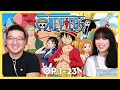 One Piece Openings 1-23  Couples Blind Reaction