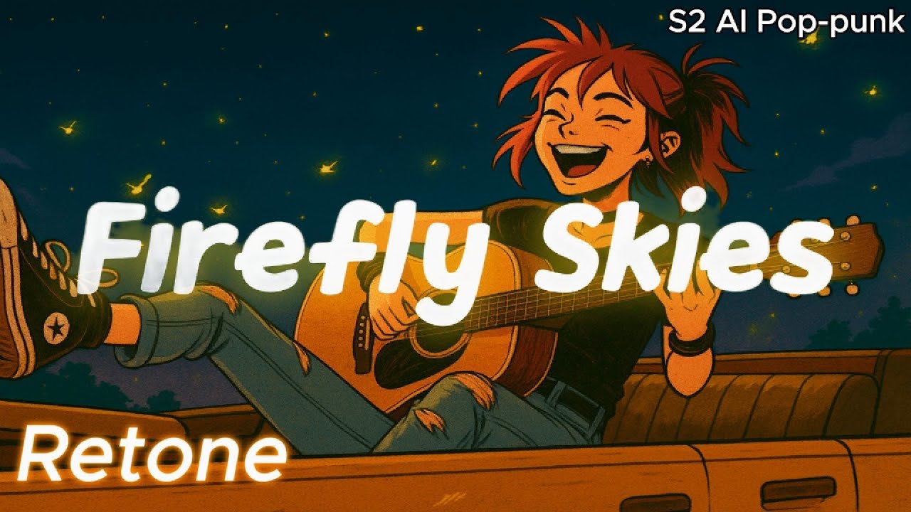 S2 : Firefly Skies  | AI Pop-Punk (Lyrics Video)