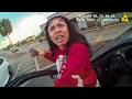 Loaded Gun Found Under Child's Coat - Women Turns Into A Maniac After She’s Arrested | Bodycam