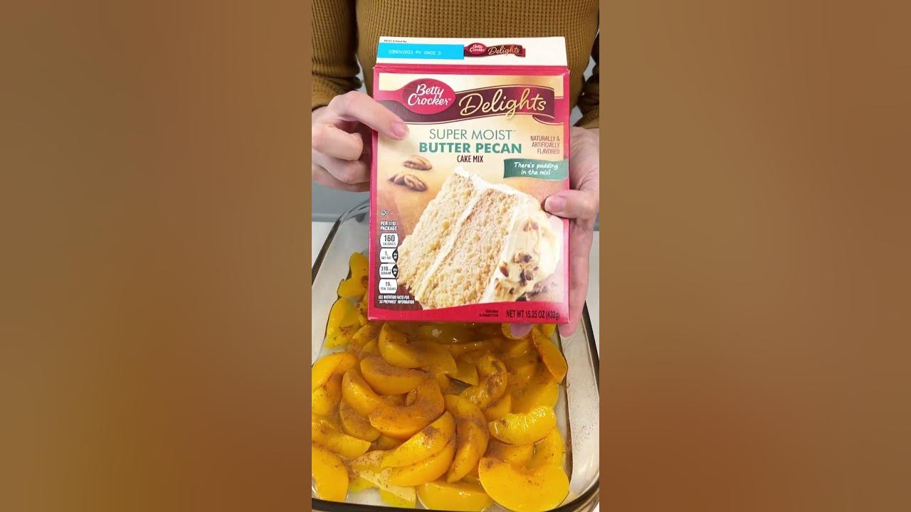 Easy peach cobbler π #easyrecipe #recipe #dessert #peach #pie Easy peach cobbler π #easyrecipe #recipe #dessert #peach #pie