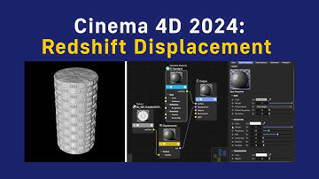 How to use Redshift Displacement in Cinema 4D 2024
