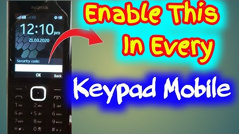 How to apply lock in Nokia 216 || Enable security code in Nokia mobile