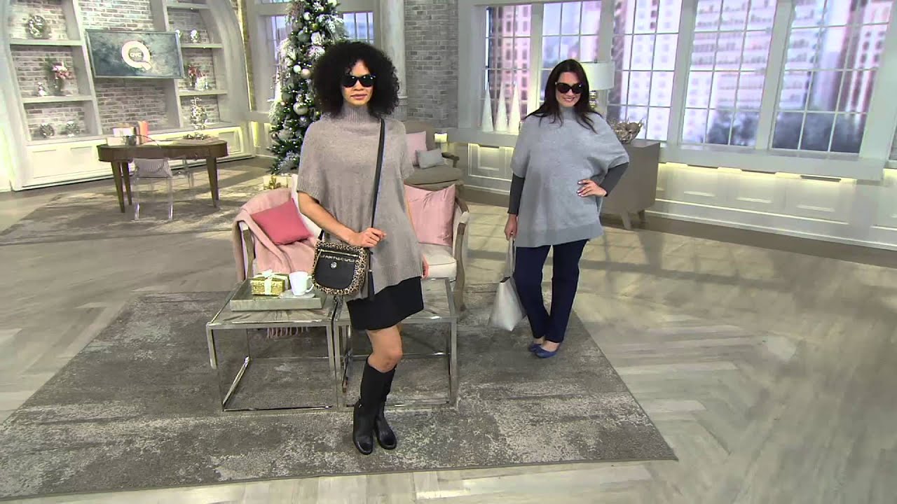 Isaac Mizrahi Live! 2-Ply Cashmere Sweater Tunic on QVC