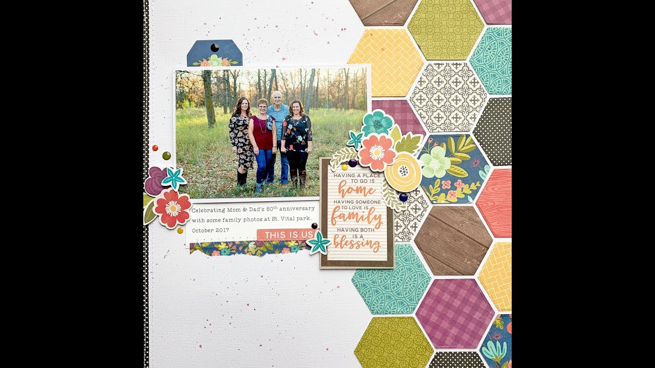 Tuesday Tutorial: Use a punch or die to create a creative background!