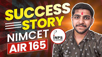 Harshit Pal 🔥 NIMCET 2023 All India Rank 165 |INPS Classes