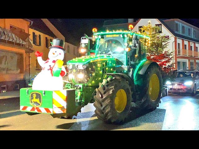 Weihnachtliche Traktor-Lichter-Parade: Behindertenhilfe Nettetal