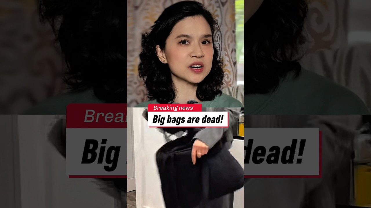 Конец эпохи больших сумок? 👀 Решать вам. 