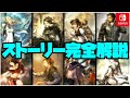 【解説】未プレイでも分かる!オクトパストラベラーの主人公8人のストーリーを徹底解説!!【オクトパストラベラー】