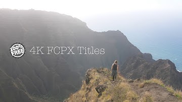 Free Title Pack for Final Cut Pro X