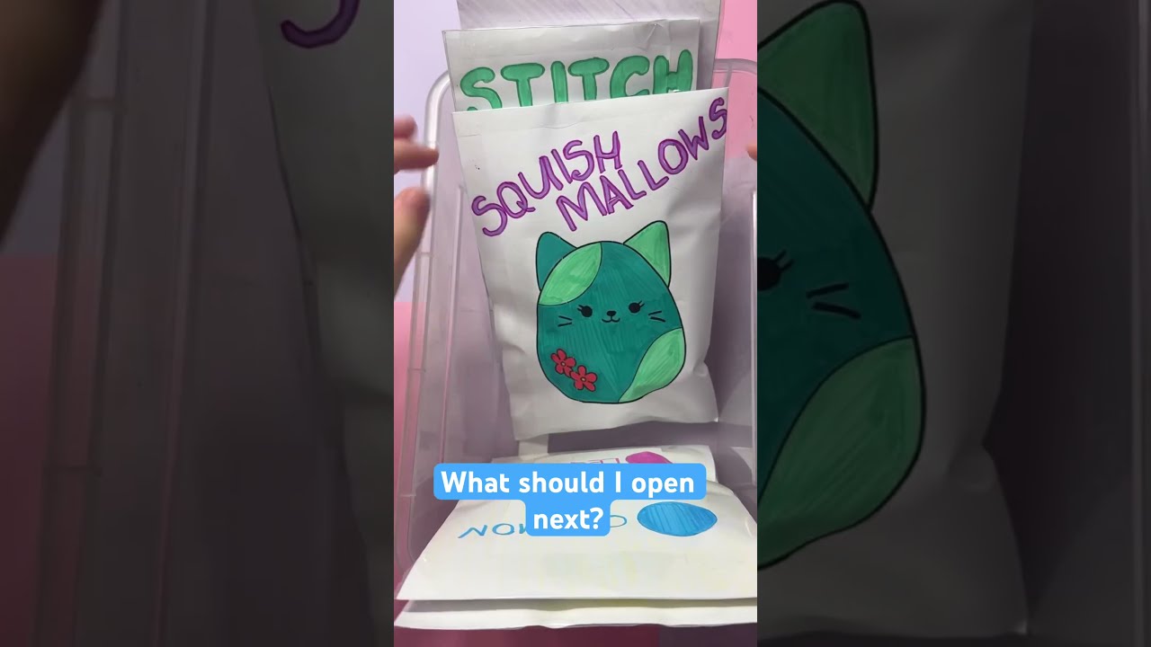 Blind Bags Unboxing Paper Squishy ASMR