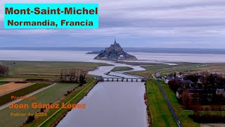 Increible Mont Saint Michel. La abadia-pueblo patrimonio de la humanidad.