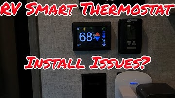 Micro Air Easy Touch RV Smart Thermostat Install