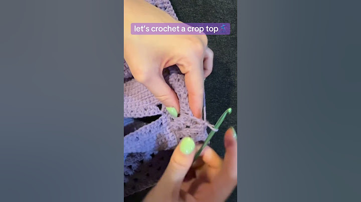 Granny stitches 🫶🏻 crochet crop top / bralette tutorial coming this week! #crochettutorial