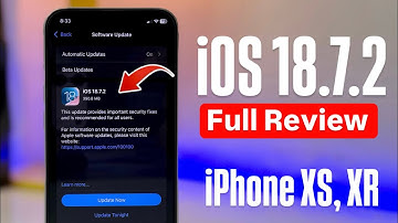 iOS 18.7.2 New Update Review on iPhone XR & XS - Performance, Battery, Networks, Bugs