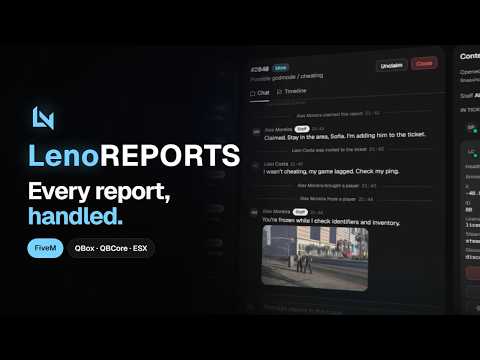 The FiveM Report System Your Staff Will Actually Use | LenoReports