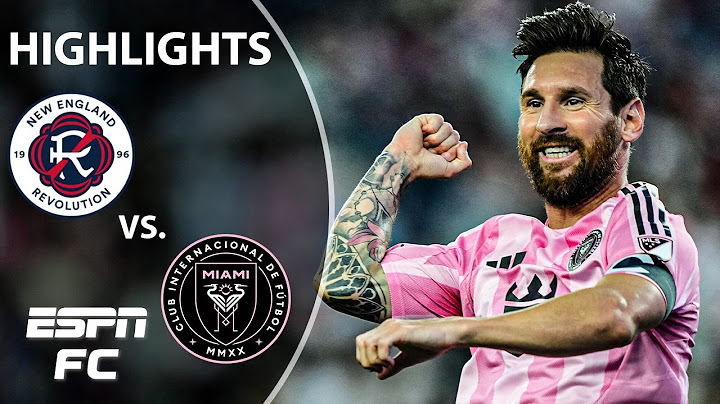 MESSI'S 4TH-STRAIGHT BRACE 😱 New England Revolution vs. Inter Miami | MLS Highlights | ESPN FC