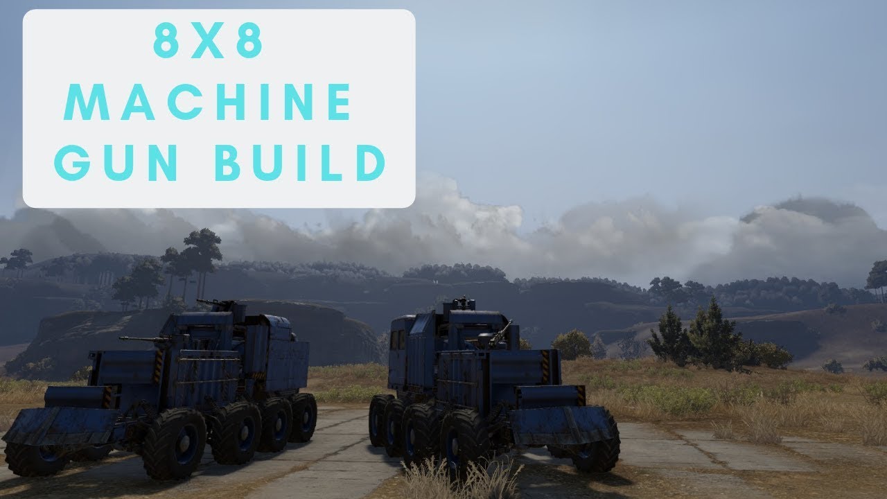 Crossout 8x8 Machine gun build (Crossout Gameplay) 2018