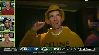 Lil Wayne watches Eli Manning rap 😭