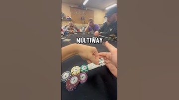 HOW TO PLAY A FLUSH DRAW IN A MULTIWAY POT #poker  #pokerplayer