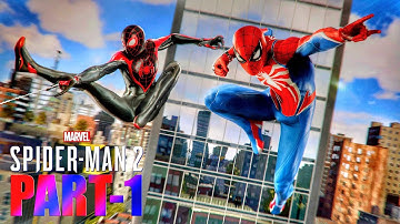 Playing first time Spider Man 2 PS5 Walkthrough Gameplay Part 1 Intro - No Commentary