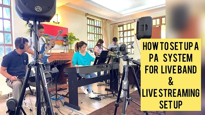how to set up a PA system for live band and  live streaming using Obs