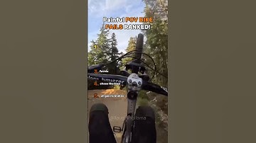 Painful POV BIKE FAILS Ranked!  #mtb #ranked #shorts #pov
