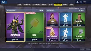 New Wingback Skin, Flutterbug Glider & Lamp Pickaxe - Fortnite Item Shop November 30