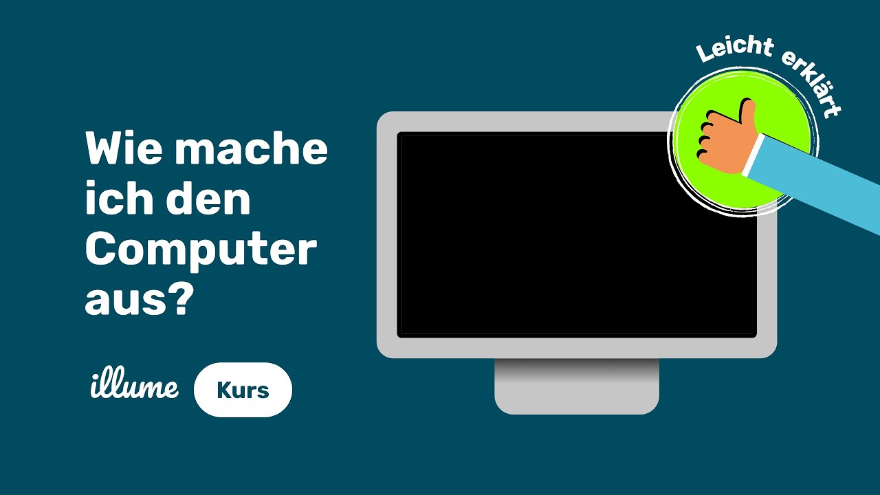 Wie mache ich den Computer aus? - YouTube