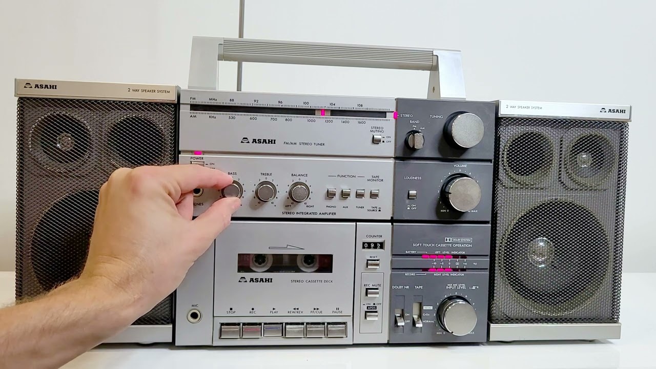 Asahi RD-830R Portable AM/FM Stereo System