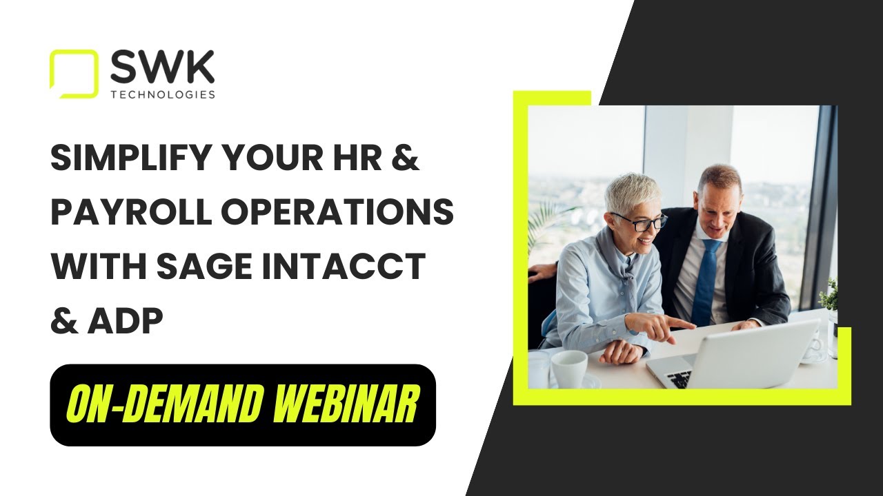 Simplify Your HR & Payroll Operations with Sage Intacct & ADP ...