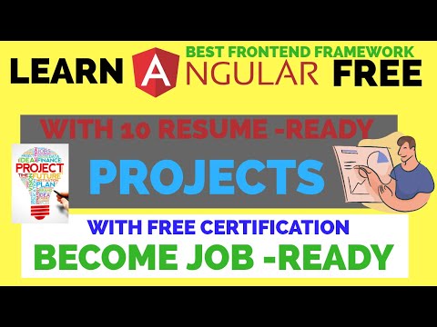 Learn Angular Free With Resume Ready 10 Projects | Free Angular Certification