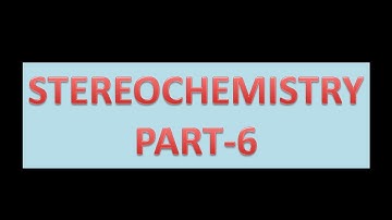 Stereochemistry part6- Allenes, Spiranes, Biphenyls, Rate of inversion (Racemisation)