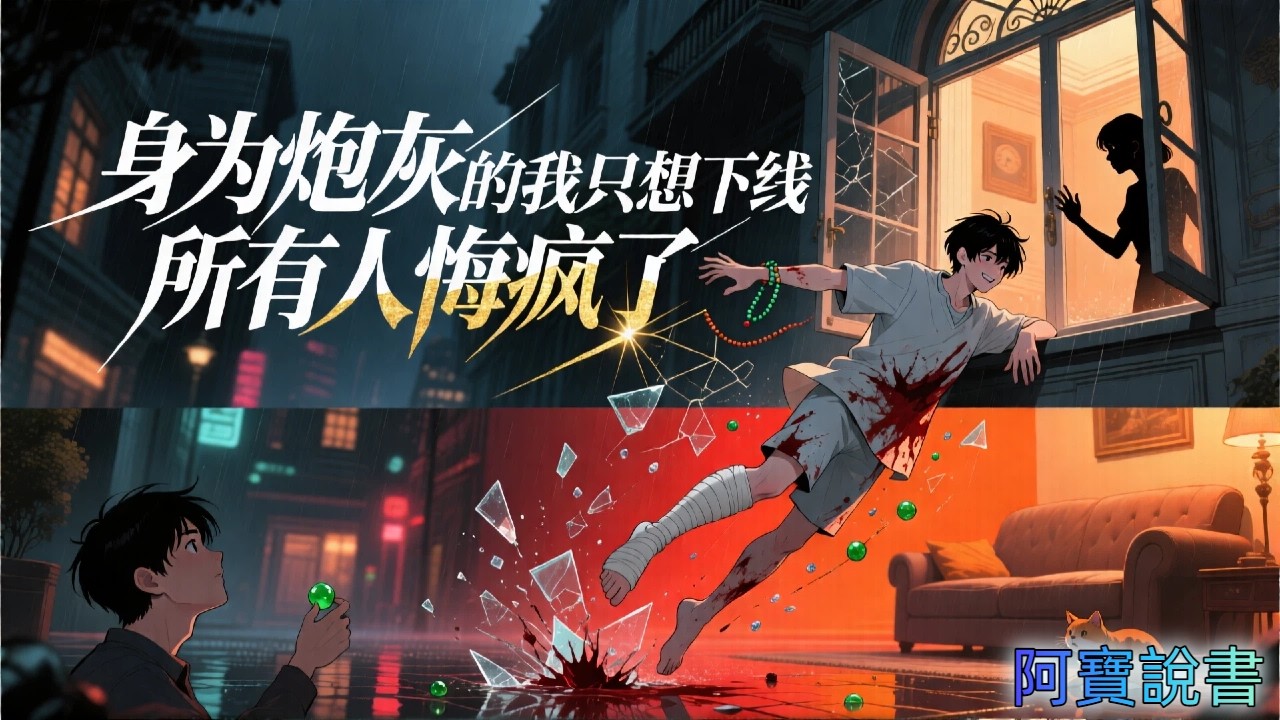 《身為炮灰的我只想下線，所有人悔瘋了》出車禍時，姐姐毫不猶豫地先救養弟傅思南。我被壓在安全氣囊下面，左腿劇痛，應該是斷了。姐姐語氣急切地對我說：“思南怕痛，你先忍忍。”