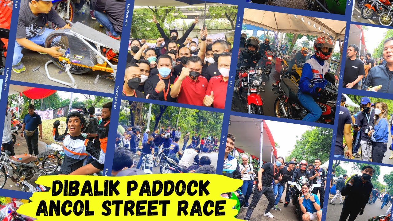 DIBALIK PADDOCK ANCOL STREET RACE|ORA NINJA ORA CINTA TEKNO TUNER D2M SANZ Y-GEN WAHYU KANDACONG R59