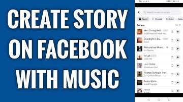 How To Create Story On Facebook With Music