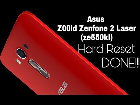 Asus Z00ld Zenfone 2 Laser Ze550kl Hard Reset Done 2017 Youtube