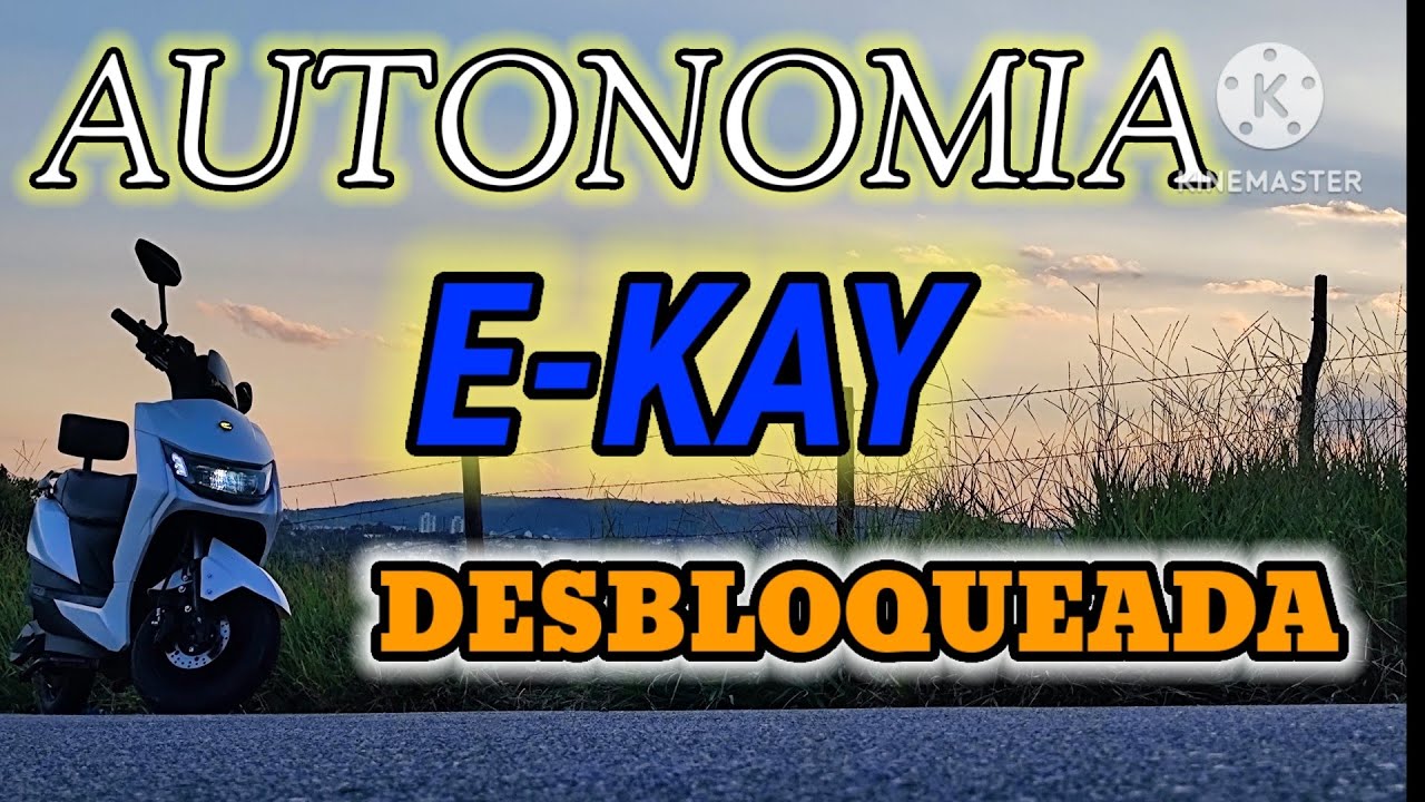 Teste de Autonomia com a  NXT E-kay DESBLOQUEADA com criança na garupa !