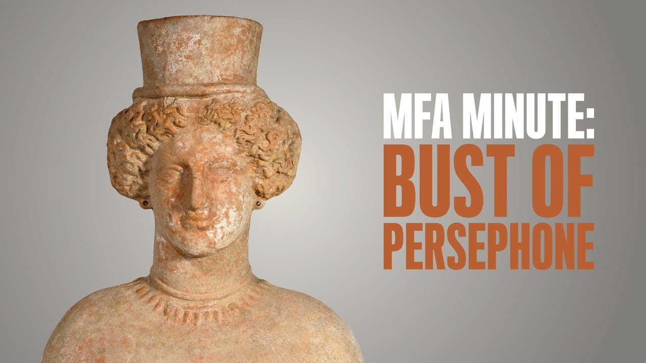 MFA Minute: Bust of Persephone, c. 420-400 B.C. | Gallery of Ancient Greek Art
