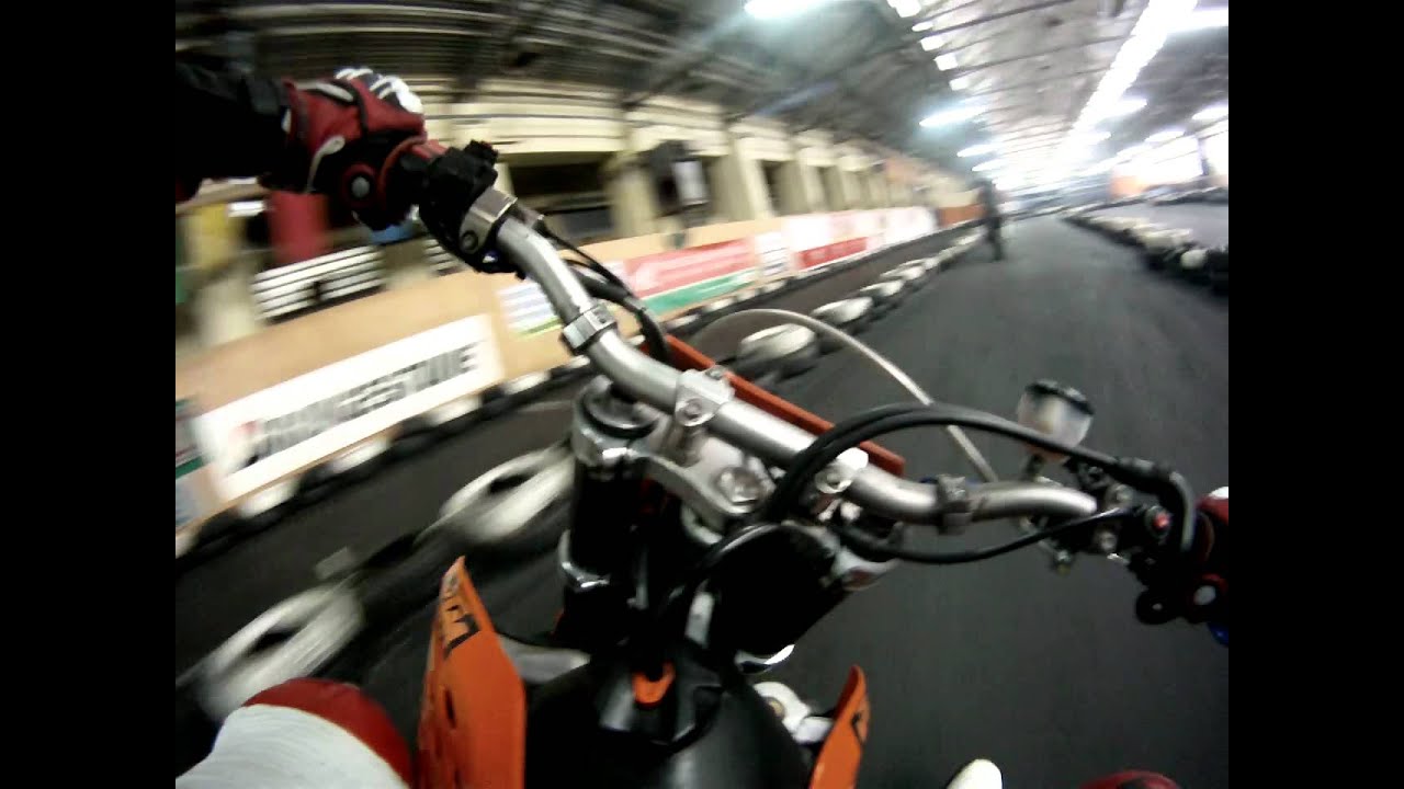 Hala Racing SUPERMOTO Hala Speed Race Tarnów Arek Michalski Onboard KTM practice ...